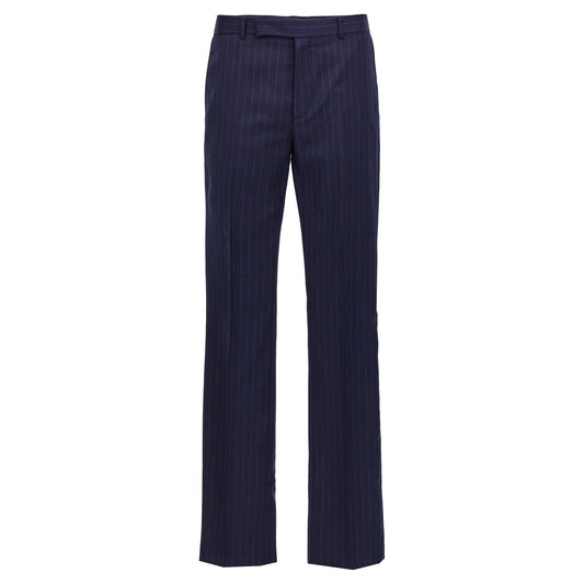 Givenchy Blue Wool Dress Pants