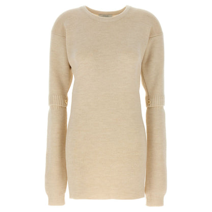 Lemaire White Acetate Short Dress
