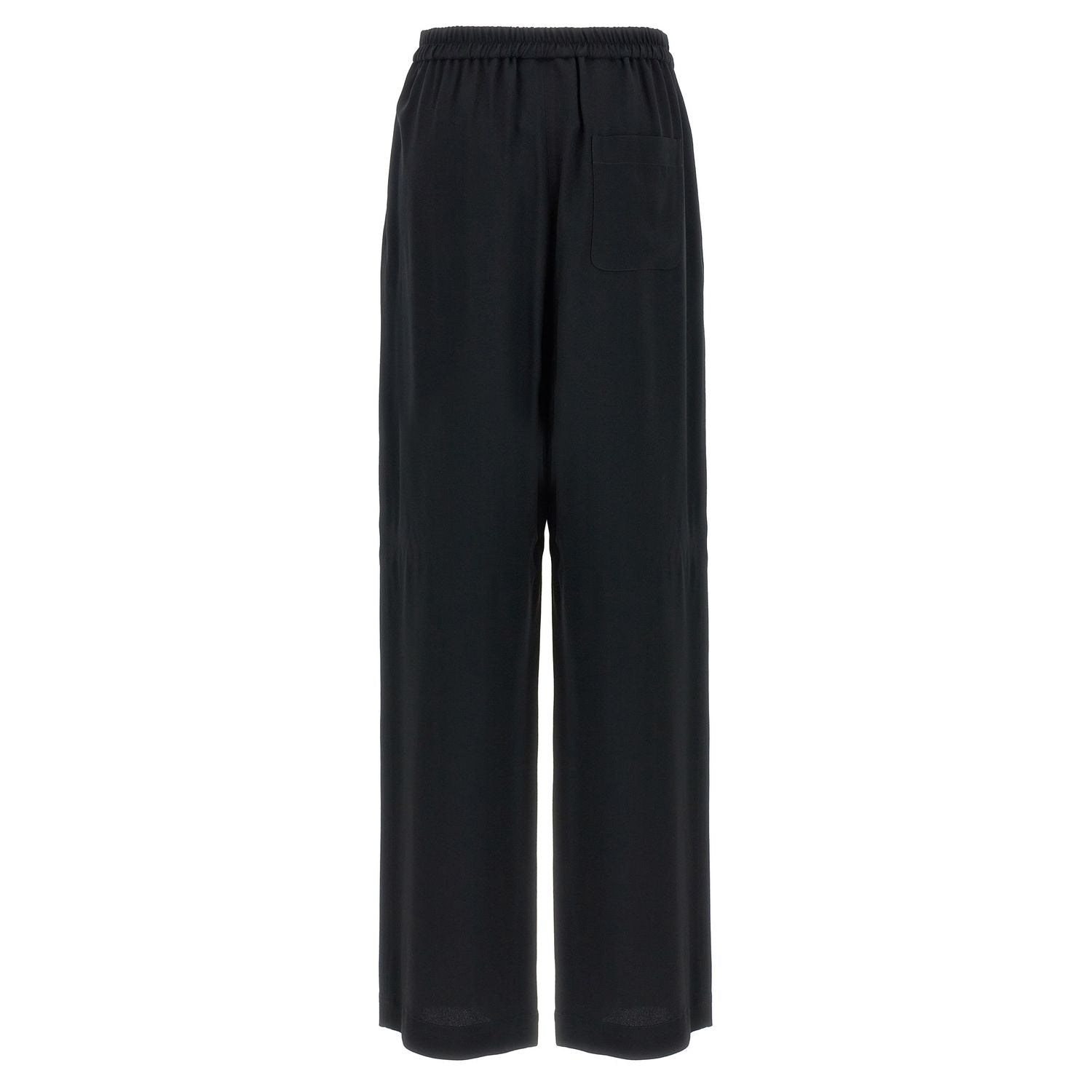 Moschino Black Acetate Casual Pants