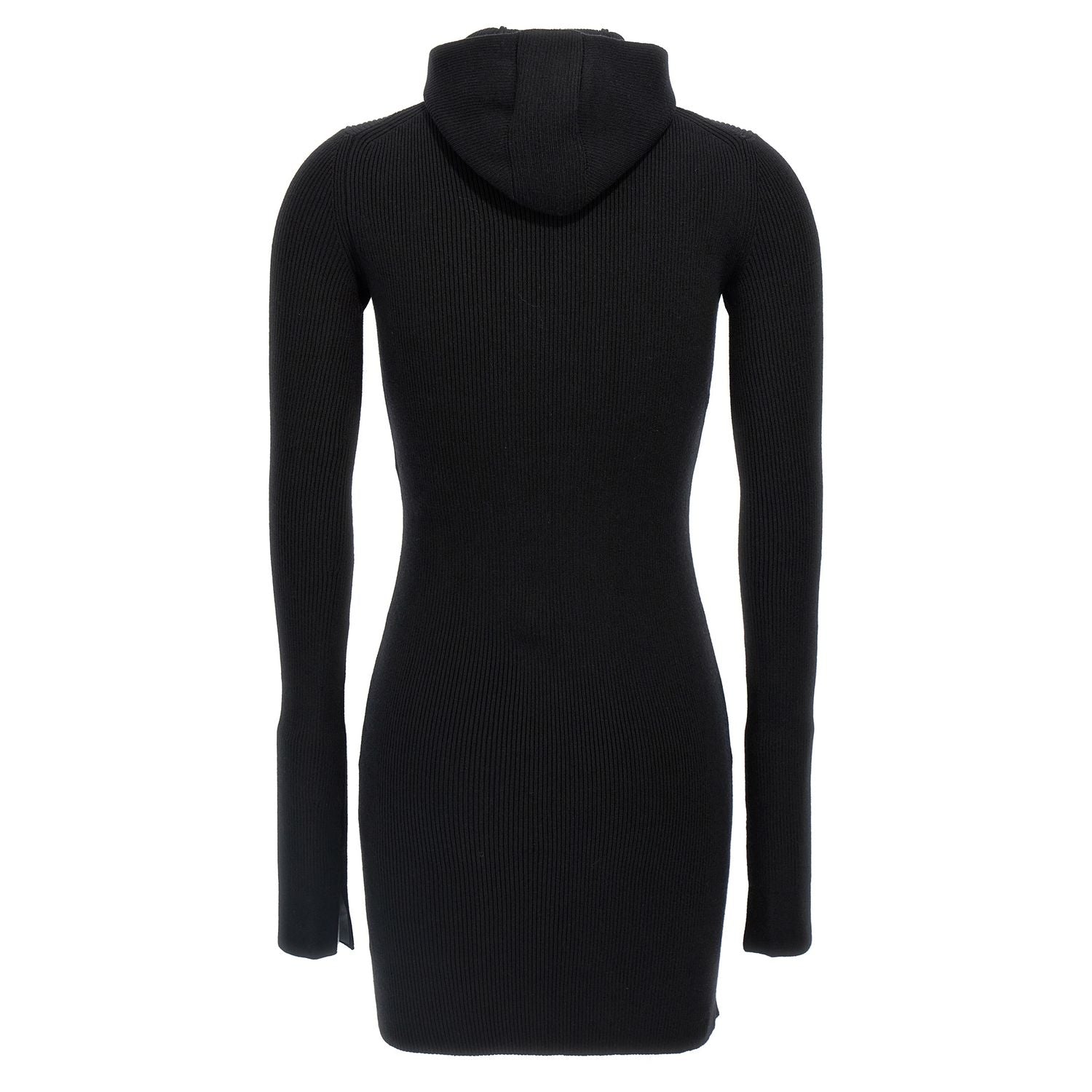 Fendi Black Wool Short Dress