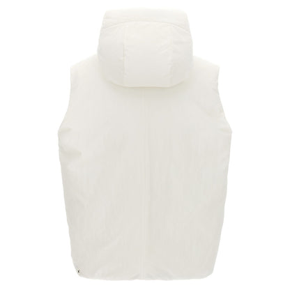 Jil Sander White Polyester Sleeveless Jacket
