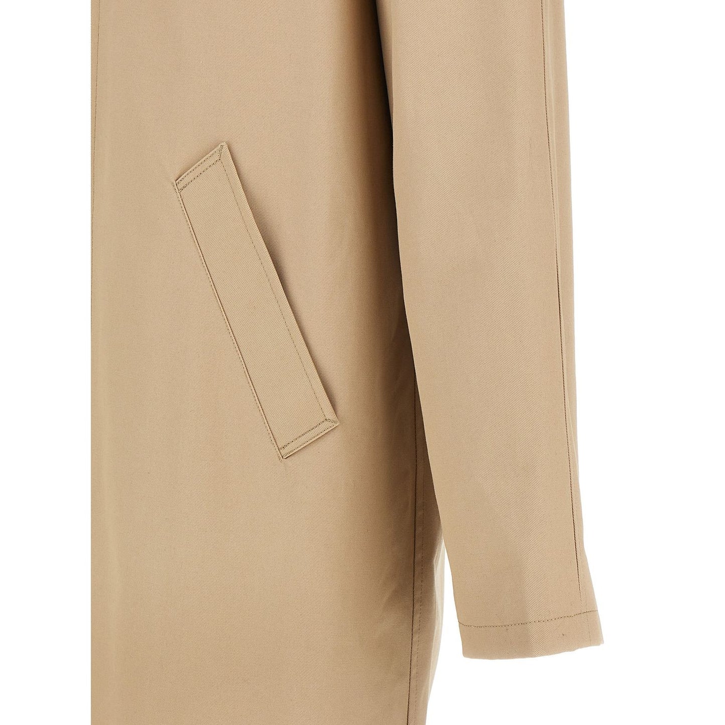 A.P.C. Beige Cotton Coat