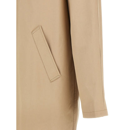 A.P.C. Beige Cotton Coat