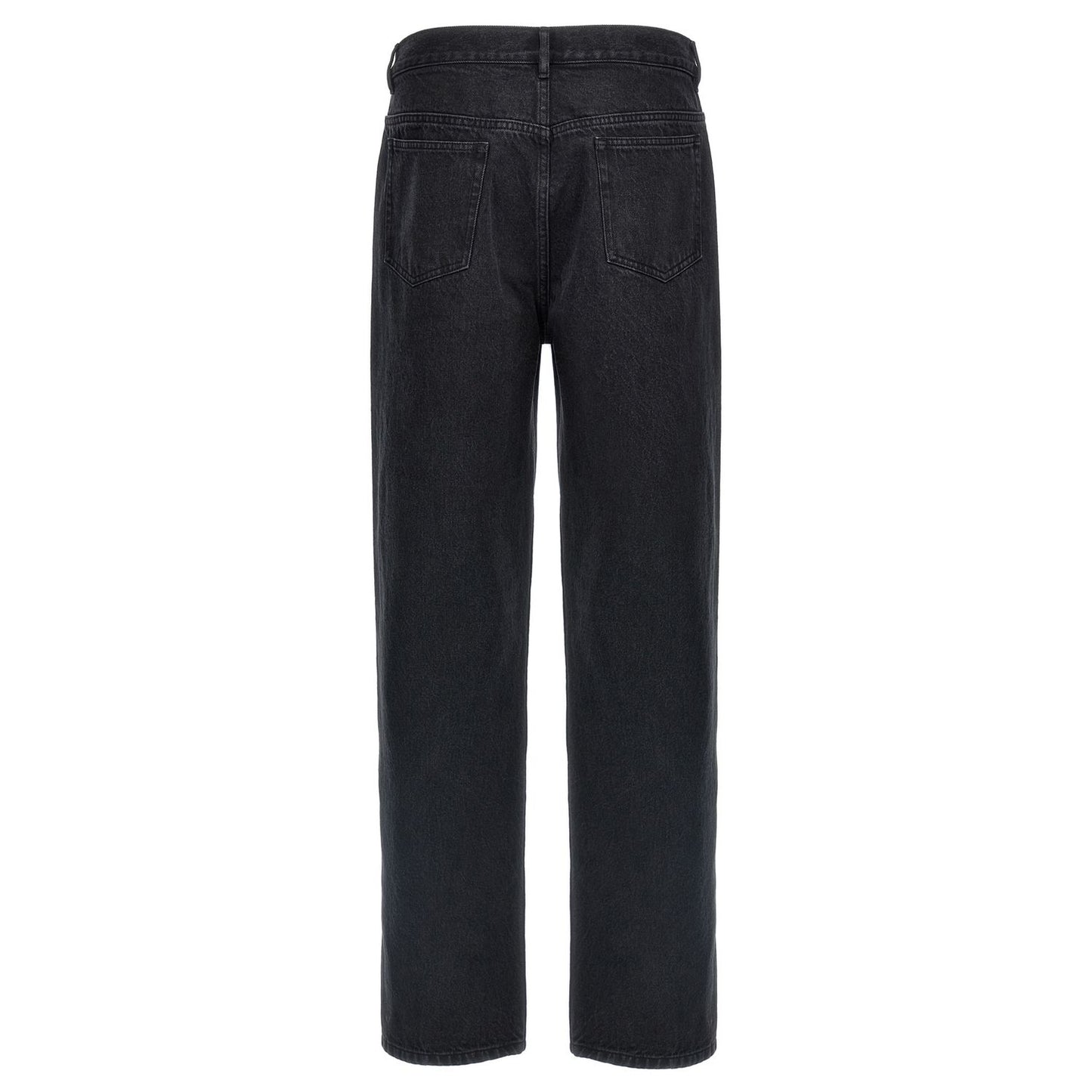 A.P.C. Black Cotton Straight-Leg Jeans