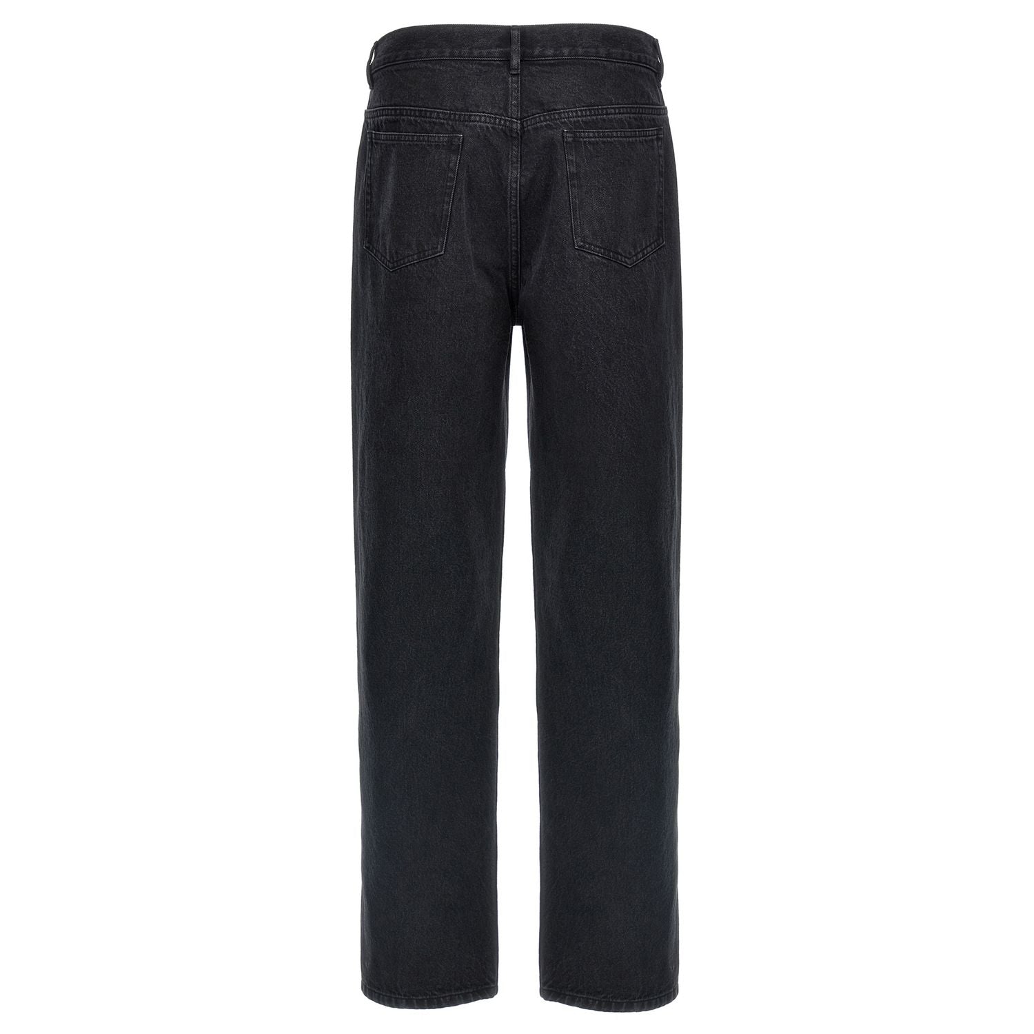 A.P.C. Black Cotton Straight-Leg Jeans