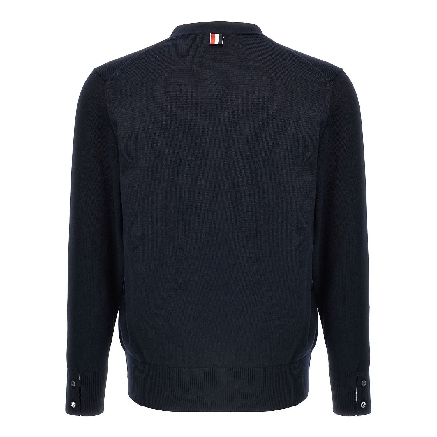 Thom Browne Blue Cotton Cardigan