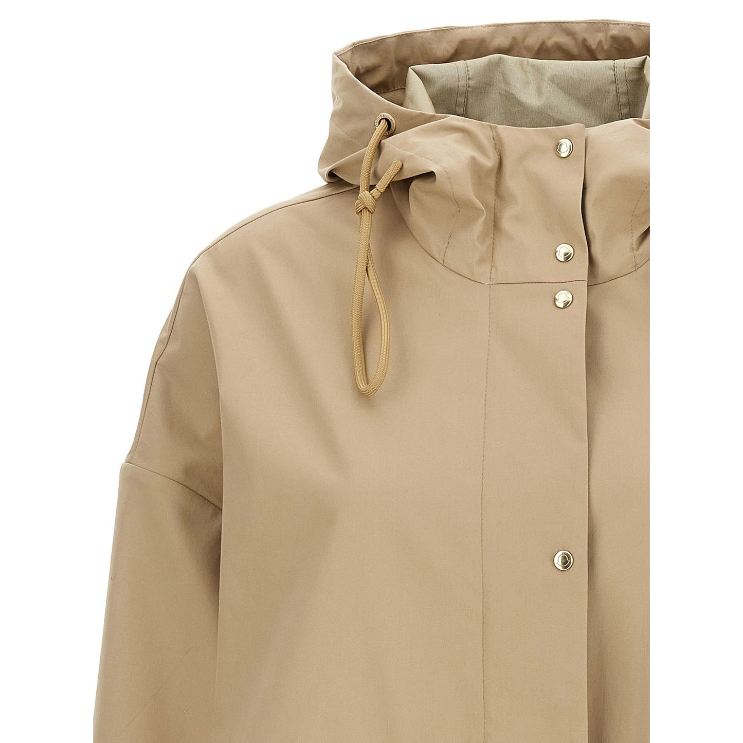Moncler Beige Cotton Parka