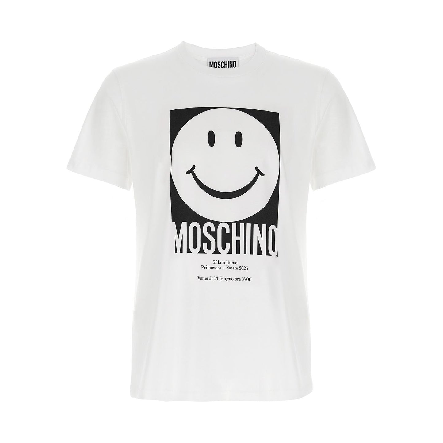 Moschino White Cotton T-Shirt