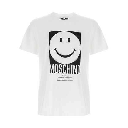 Moschino White Cotton T-Shirt