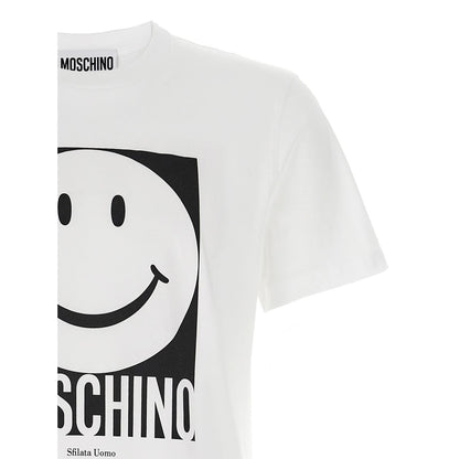 Moschino White Cotton T-Shirt