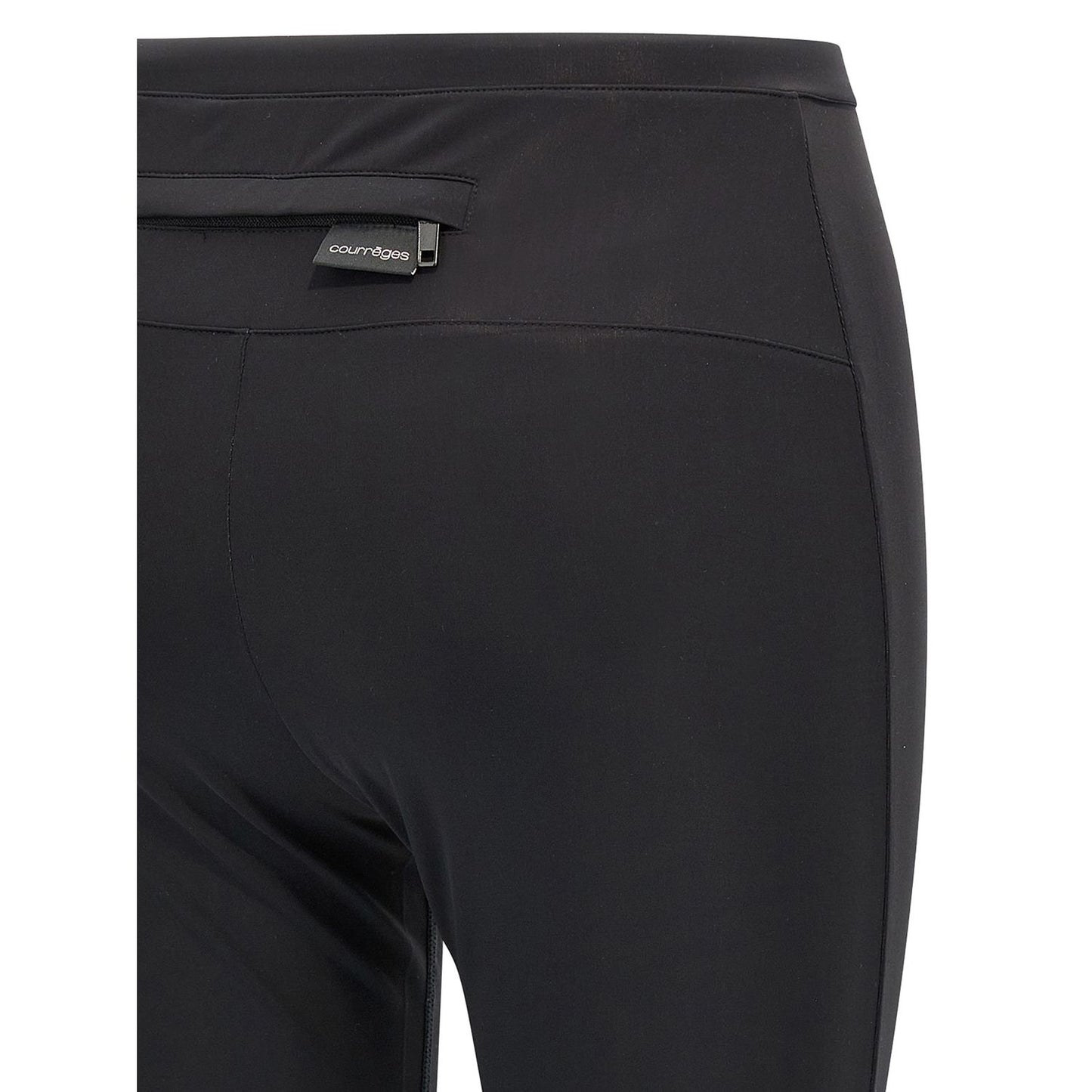 Courrèges Black Polyamide Leggings