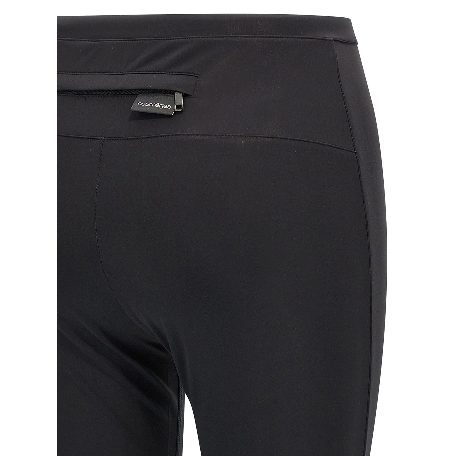 Courrèges Black Polyamide Leggings