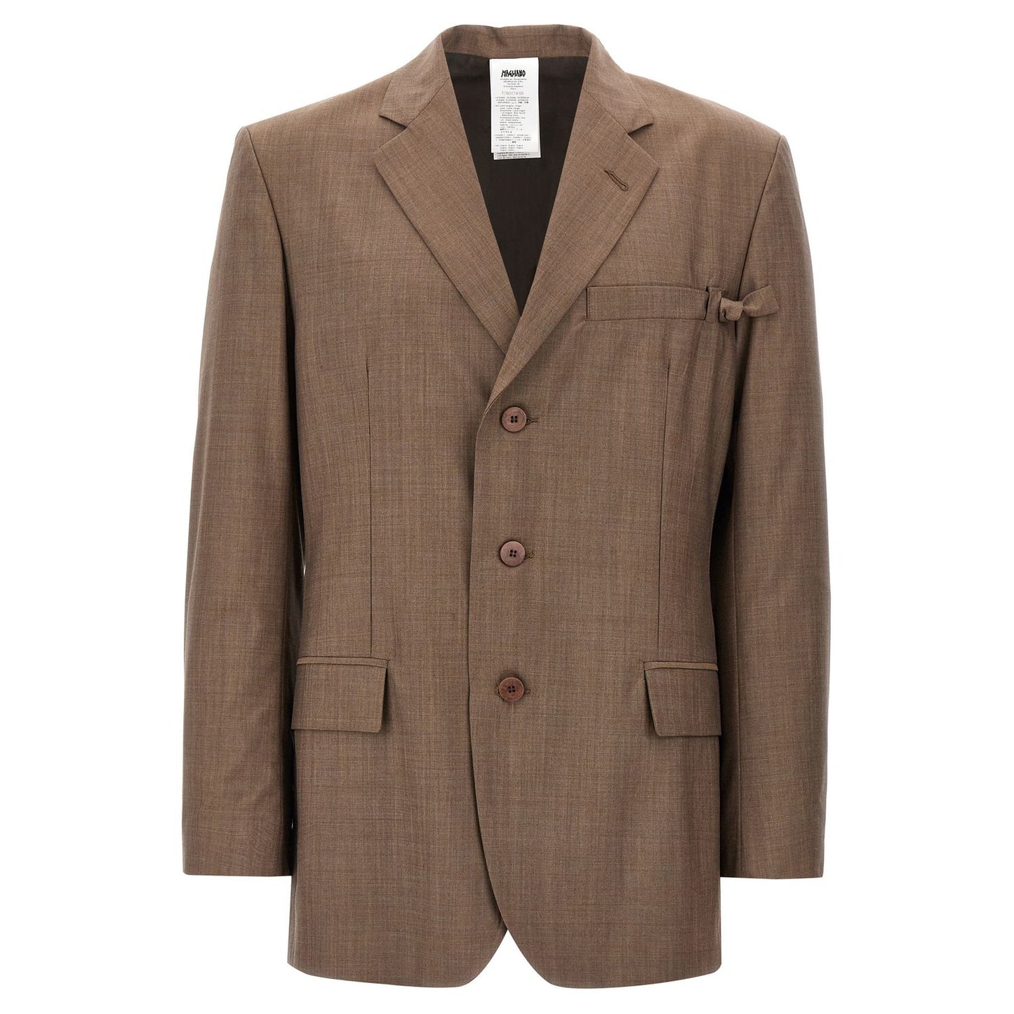 Magliano Brown Virgin Wool Blazer