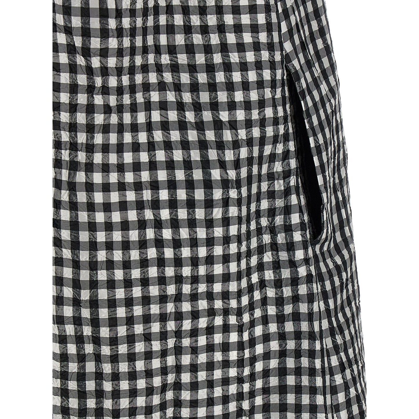 Ganni Black Polyester Midi Dress
