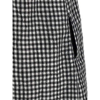 Ganni Black Polyester Midi Dress