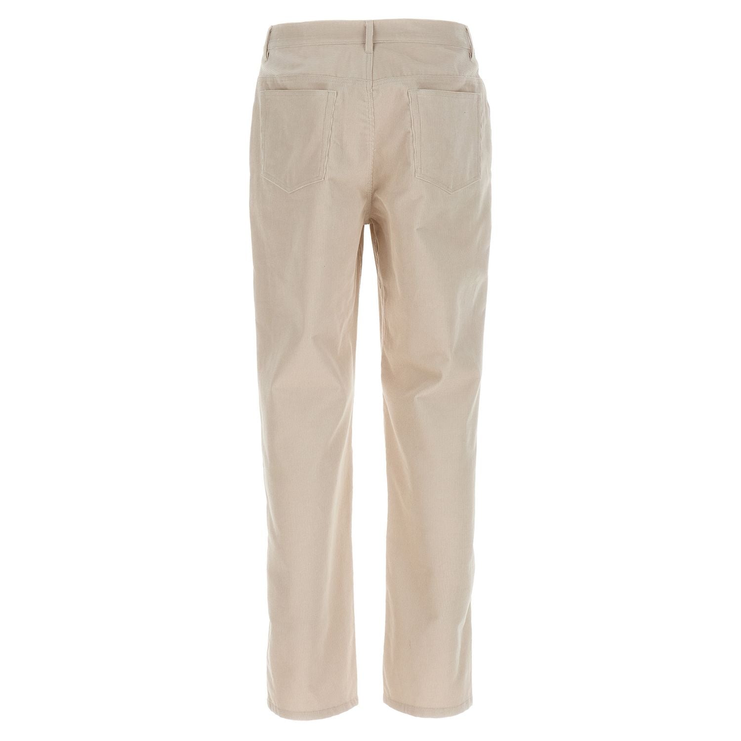 A.P.C. White Cotton Casual Pants