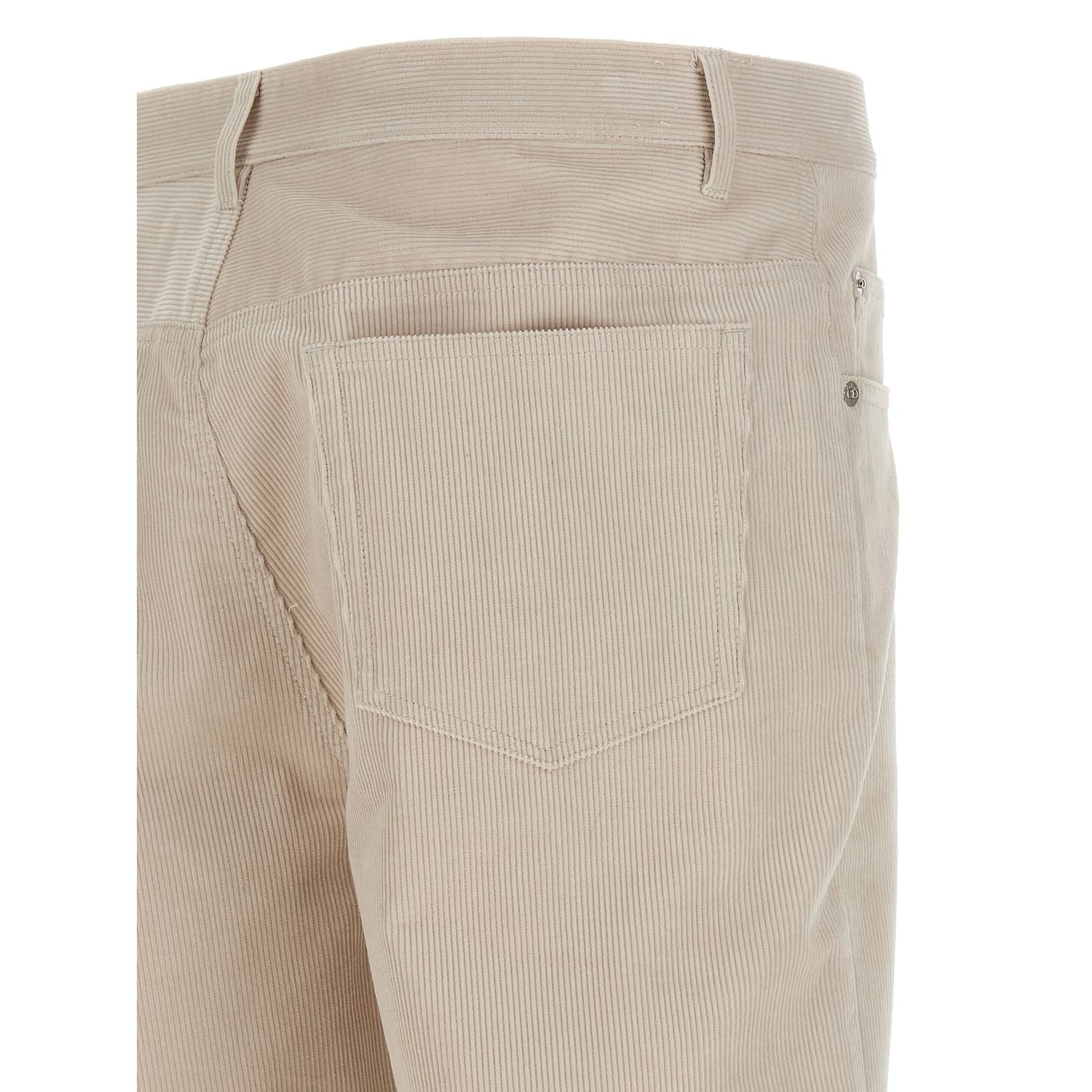 A.P.C. White Cotton Casual Pants