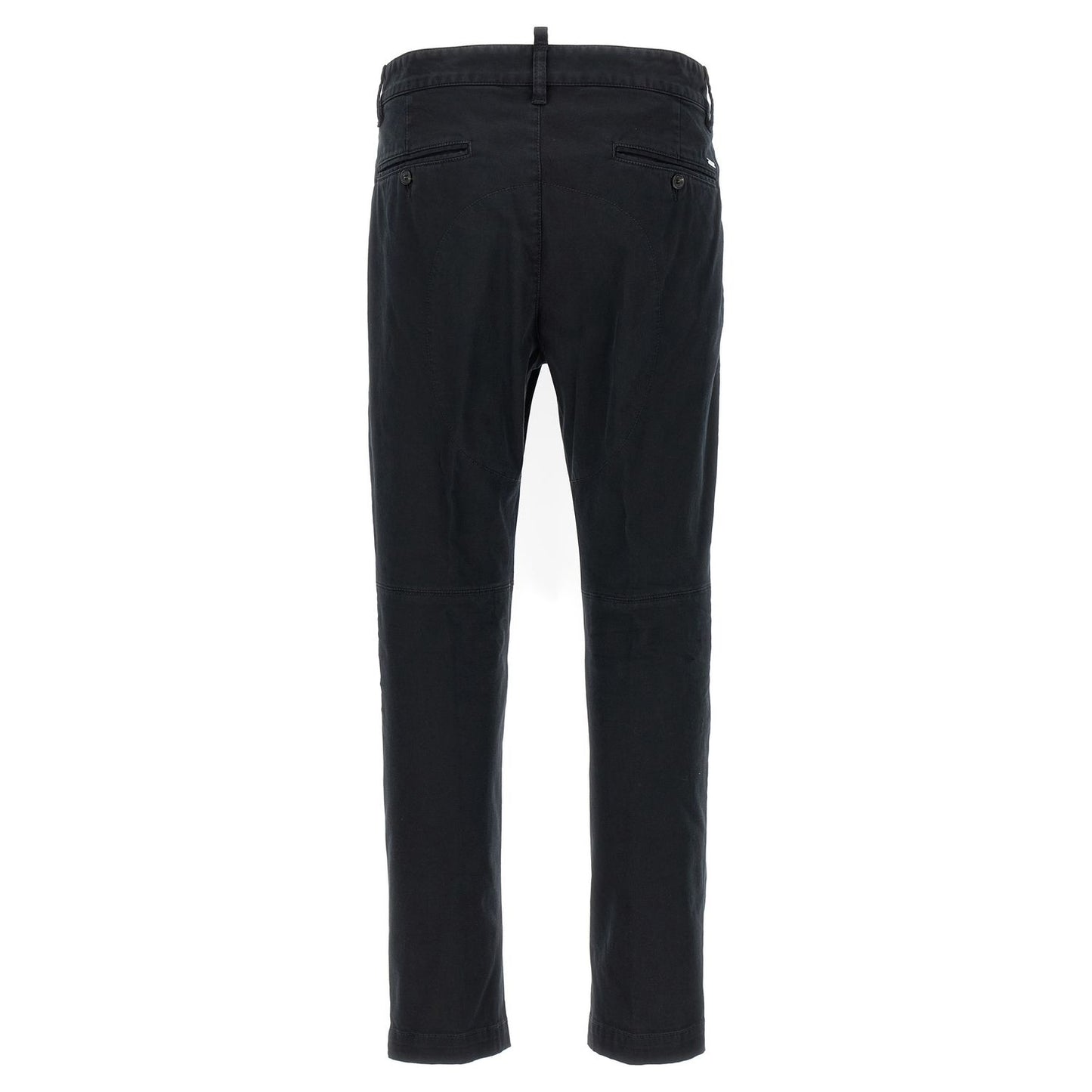 Dsquared² Black Cotton Chino Pants