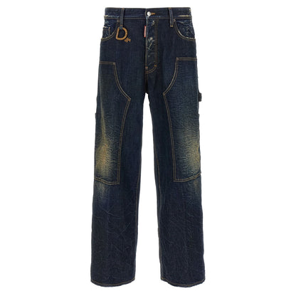 Dsquared² Blue Cotton Jeans Denim