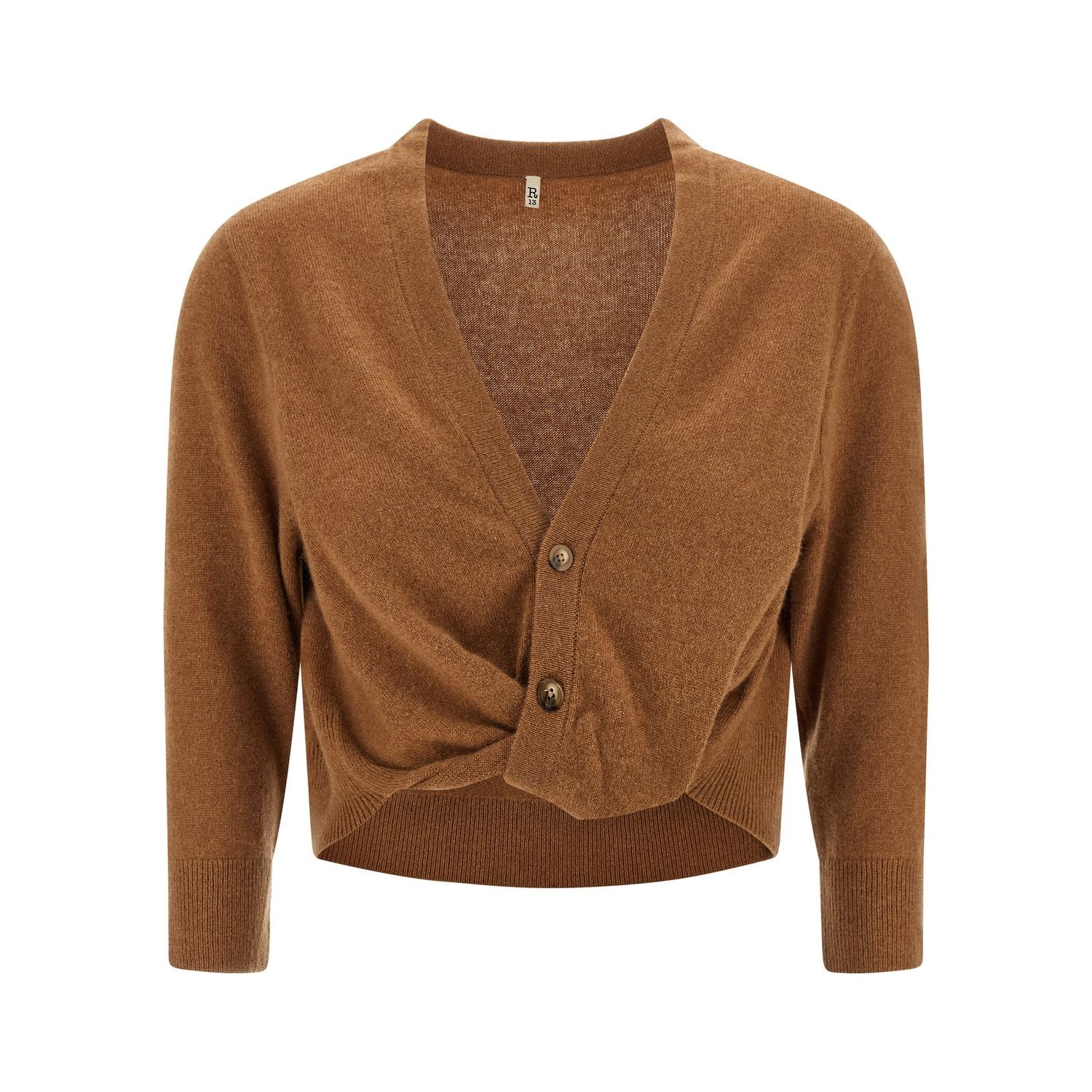 R13 Brown Cashmere Cardigan
