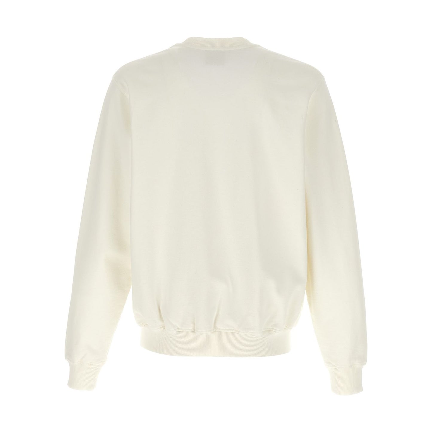 Casablanca White Cotton Sweatshirt