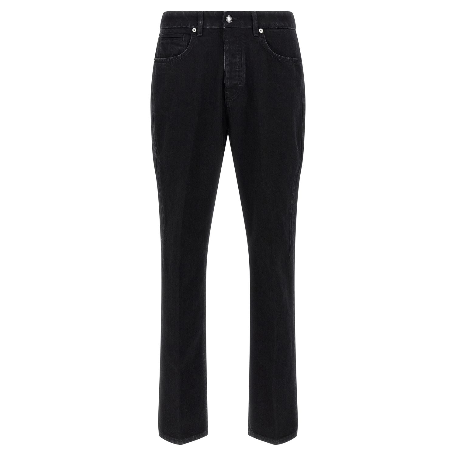 Givenchy Black Cotton Straight-Leg Jeans