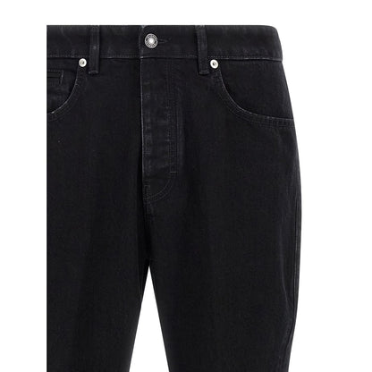Givenchy Black Cotton Straight-Leg Jeans