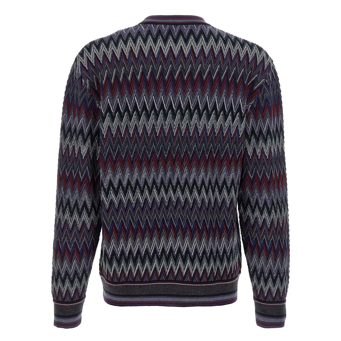 Missoni Blue Wool Cardigan