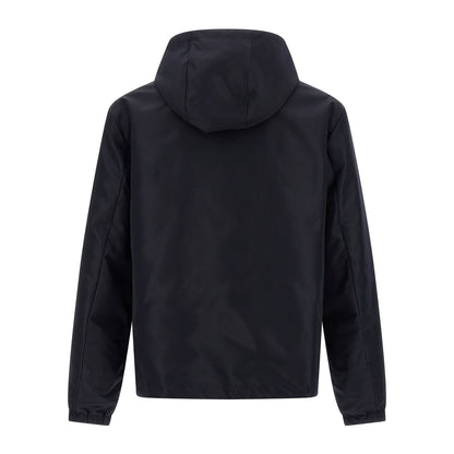 Fendi Blue Polyester Shell Jacket