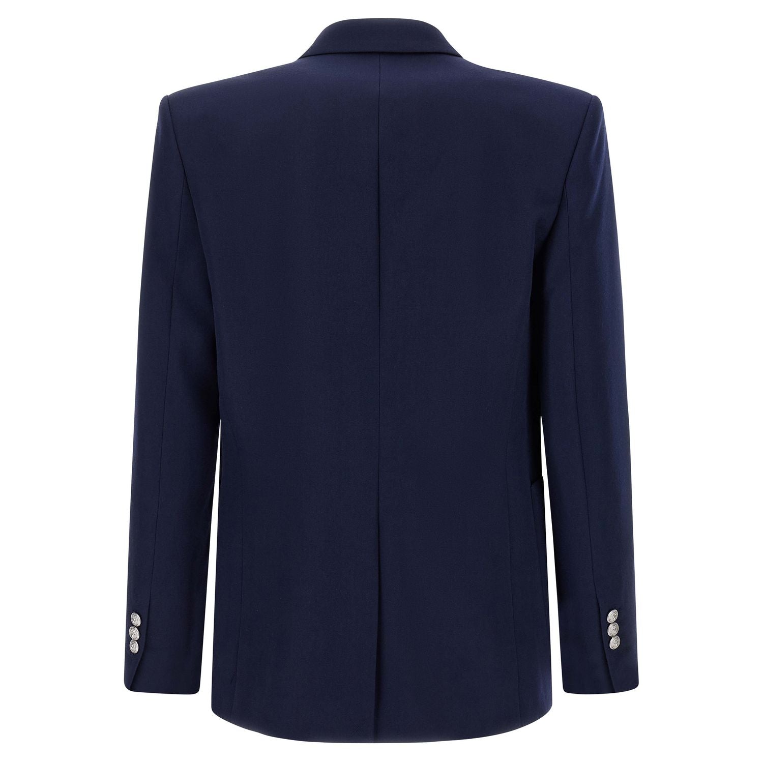 Balmain Blue Virgin Wool Blazer