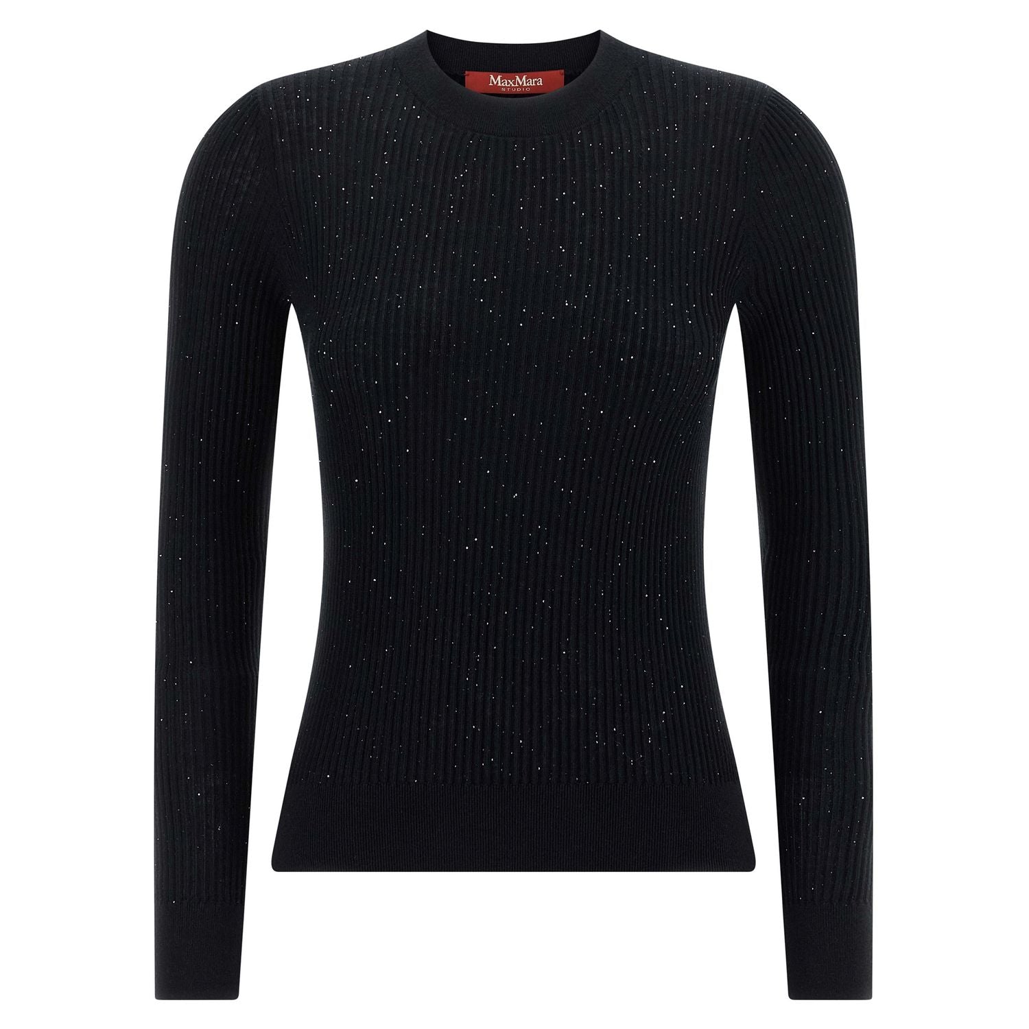Max Mara Black Silk Cardigan