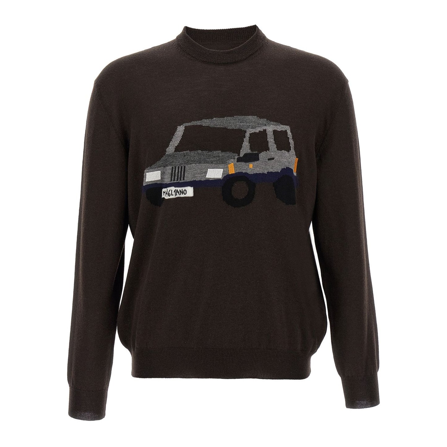 Magliano Brown Wool Cardigan