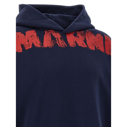 Marni Blue Cotton Sweatshirt