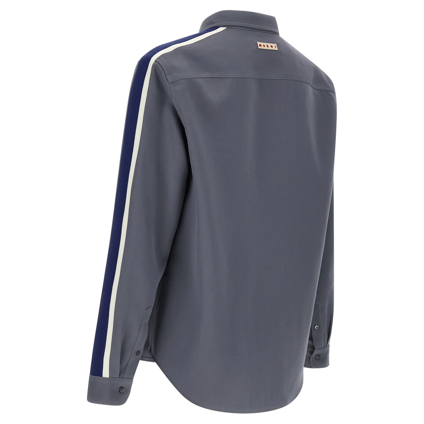 Marni Gray Virgin Wool Blouse