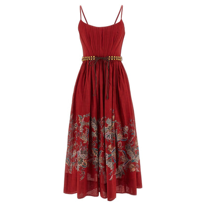 Zimmermann Multicolor Cotton Midi Dress