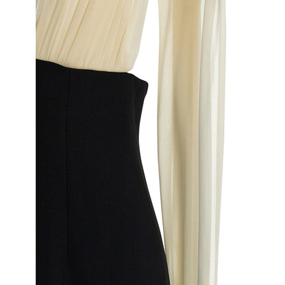 Armarium Bicolor Virgin Wool Long Dress