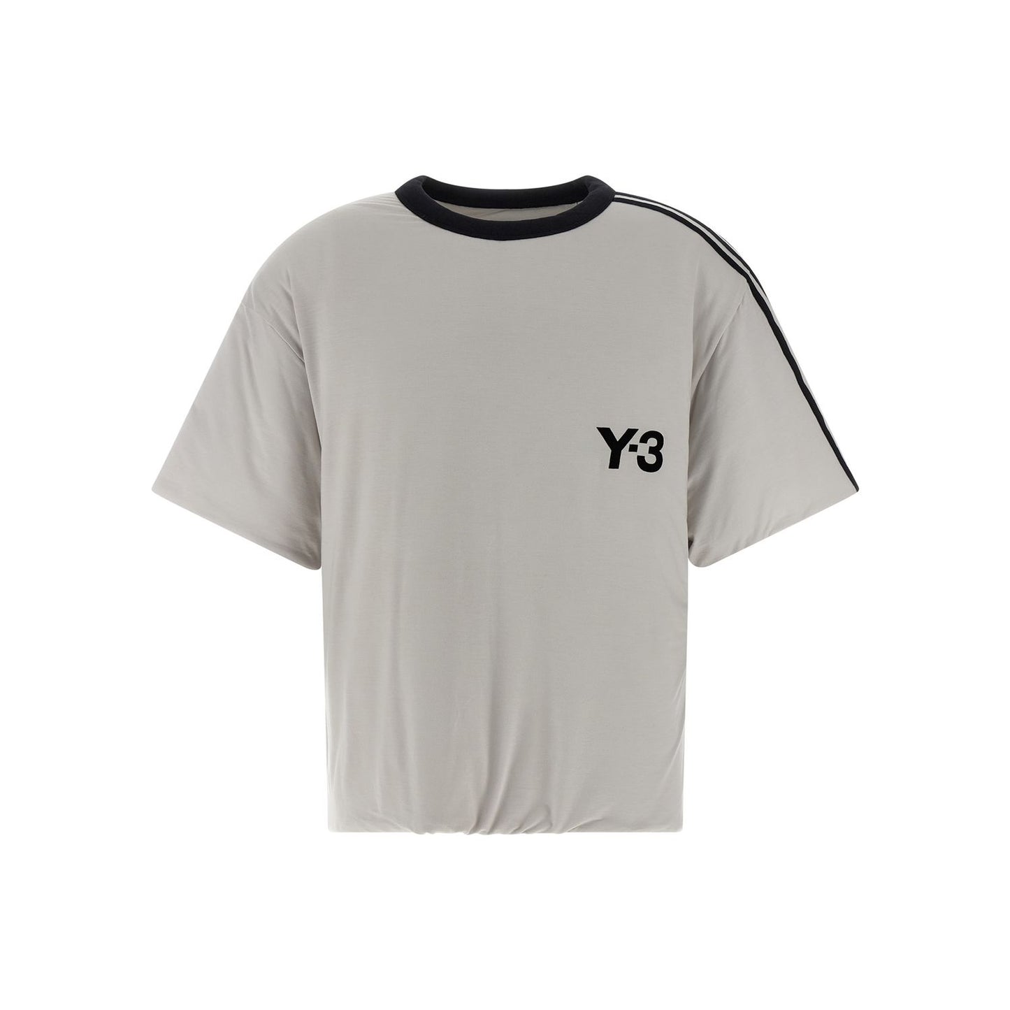 Y-3 Gray Lyocell T-Shirt