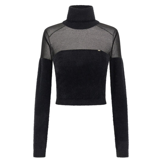 Elisabetta Franchi Black Polyamide Cardigan