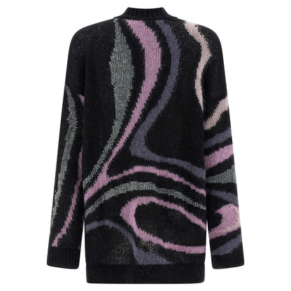 Emilio Pucci Black Wool Cardigan
