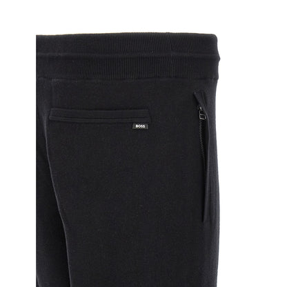 Hugo Boss Black Cotton Joggers (Workout Pants)