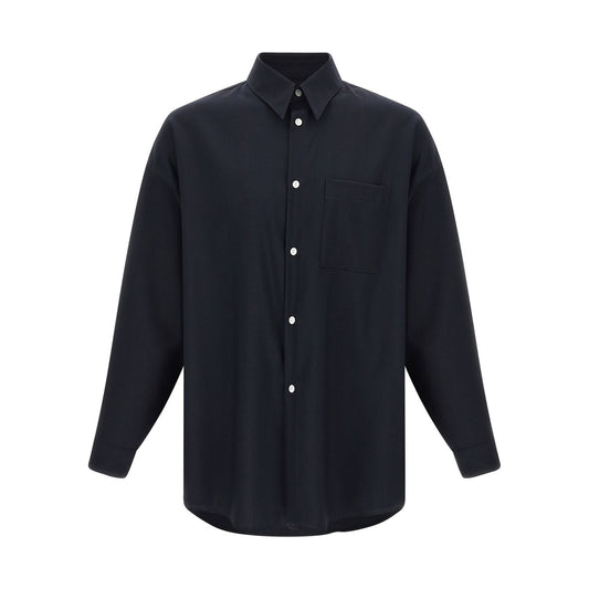 Marni Blue Virgin Wool Blouse