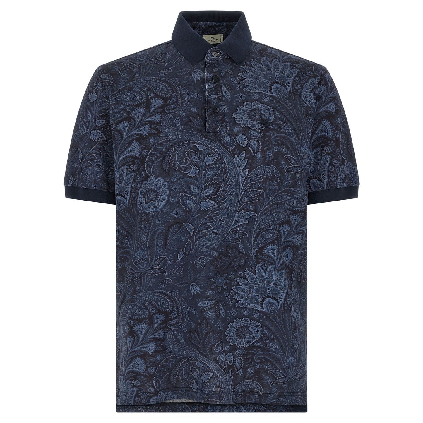 Etro Blue Cotton Polo Shirt