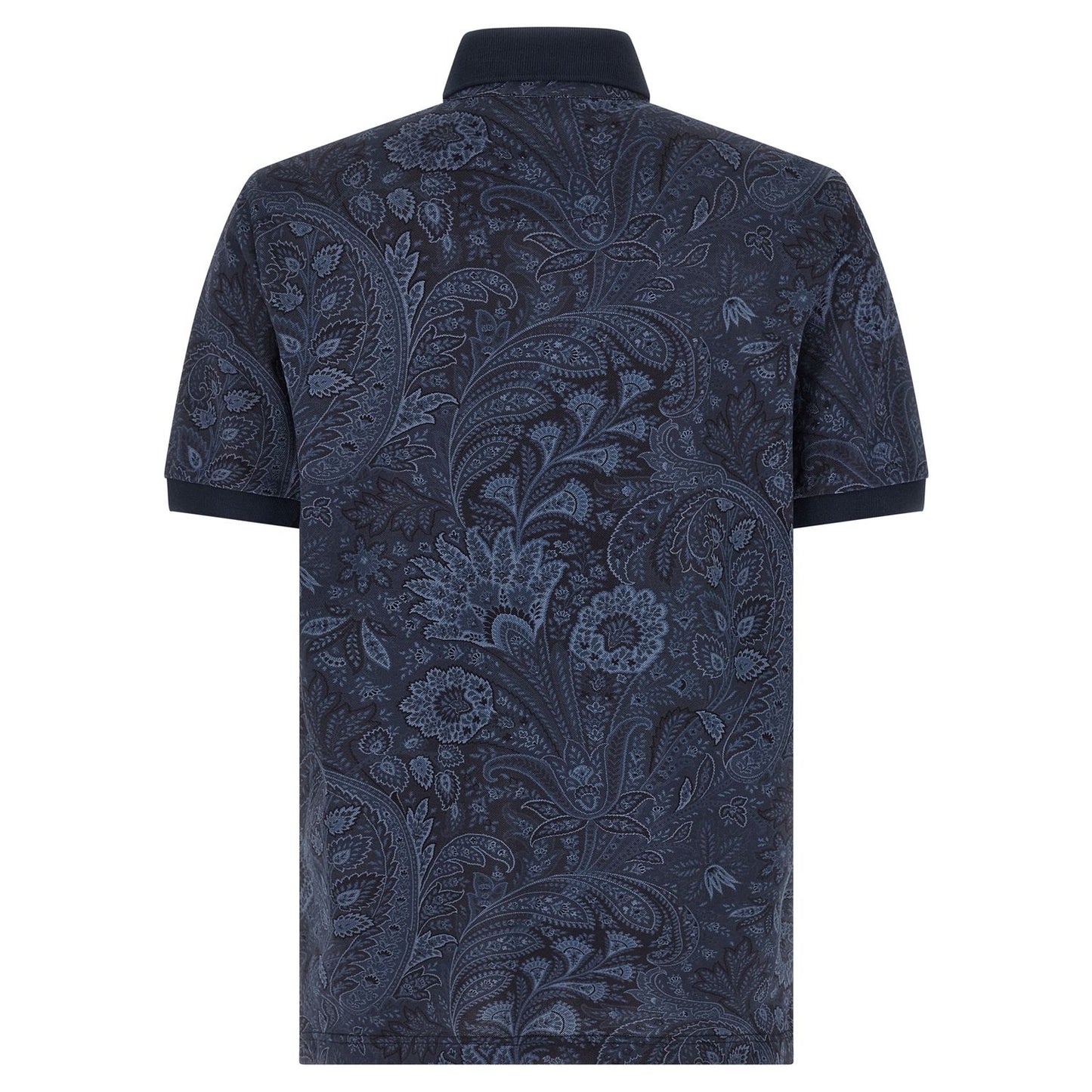 Etro Blue Cotton Polo Shirt
