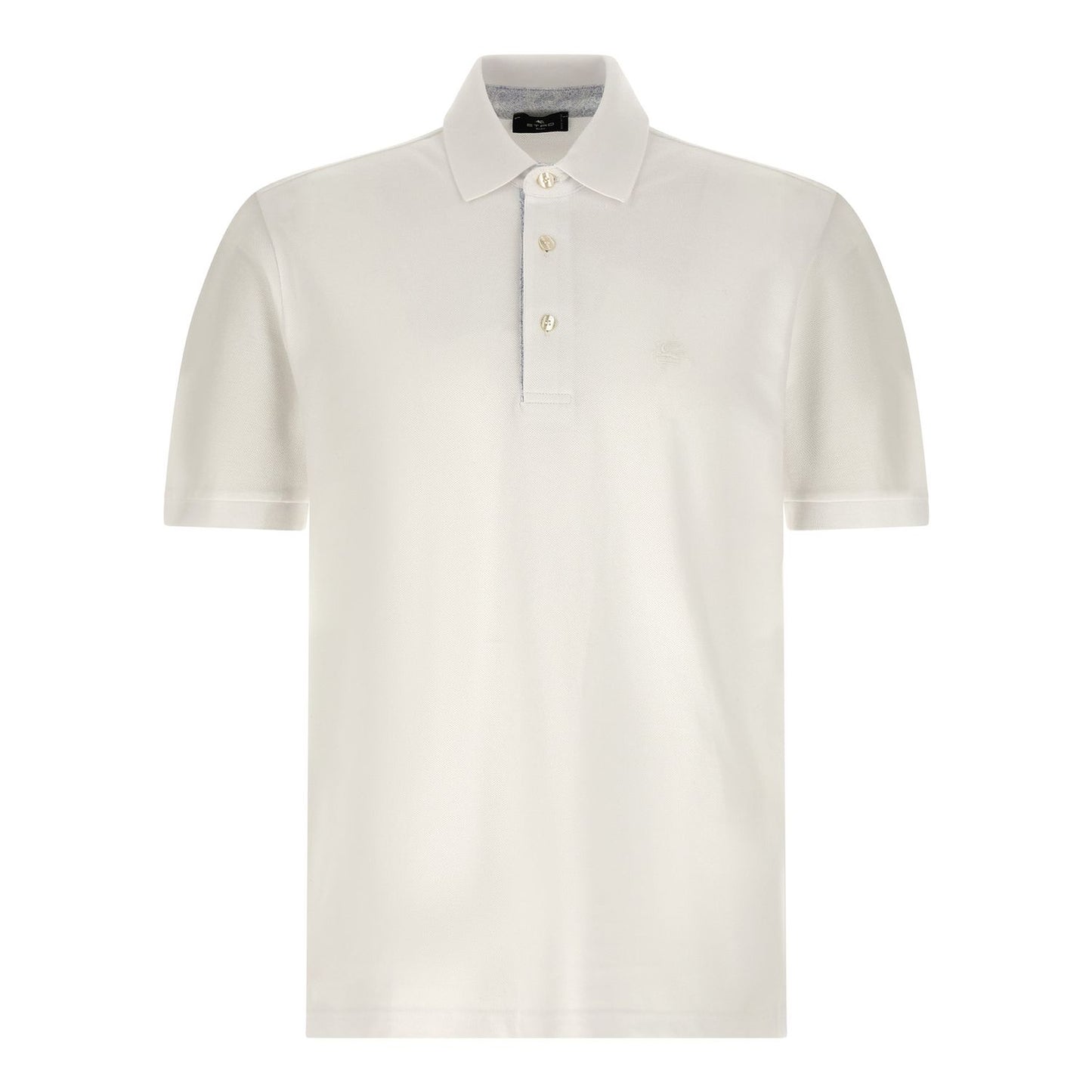 Etro White Cotton Polo Shirt