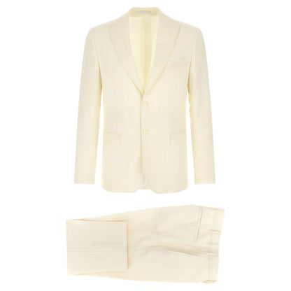 Pal Zileri White Wool Two-Piece Suit