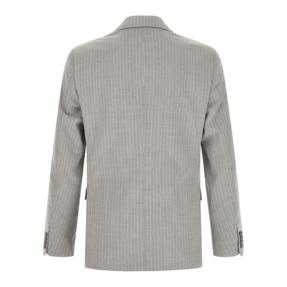 Pal Zileri Gray Polyester Two-Piece Suit
