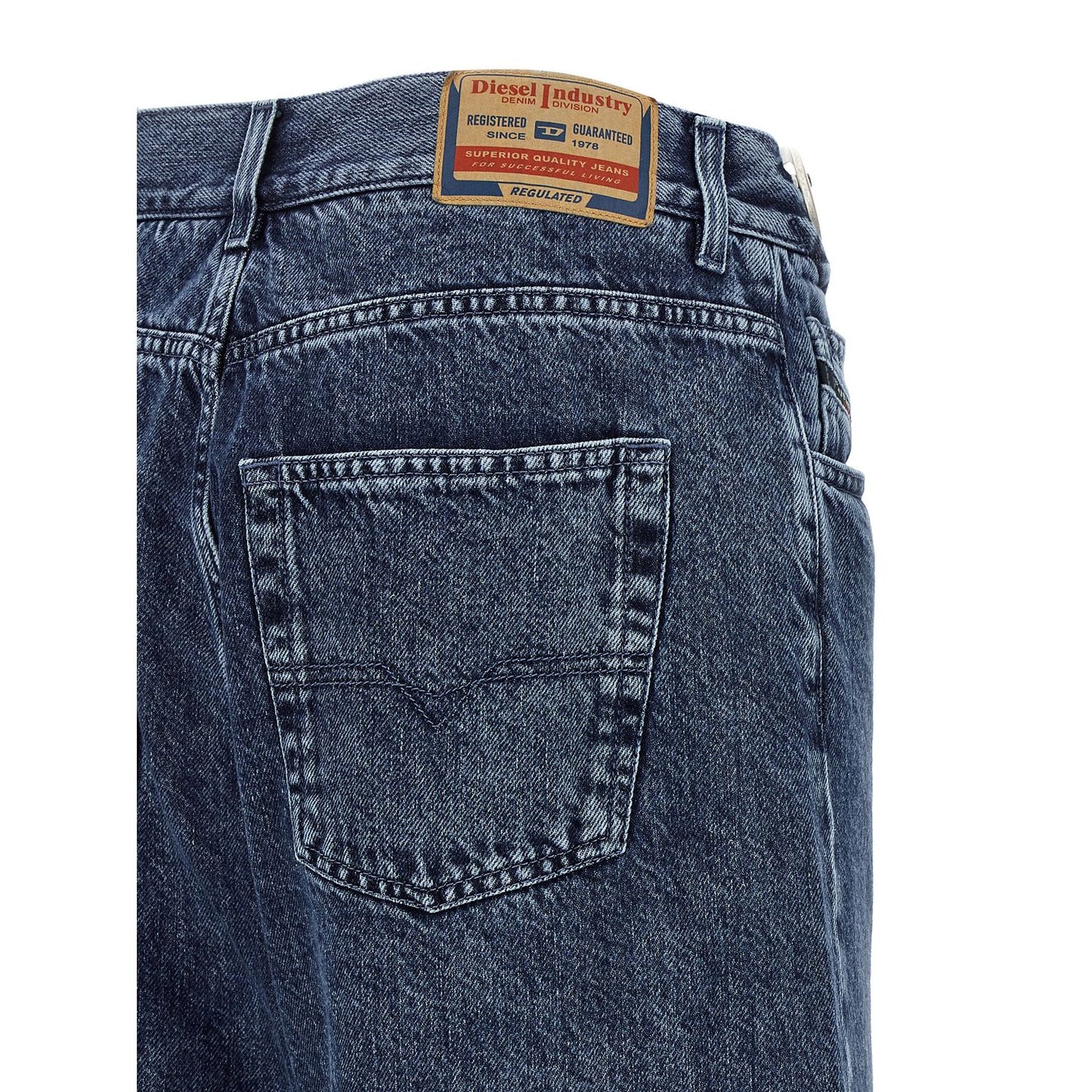 Diesel Blue Cotton Jeans Denim