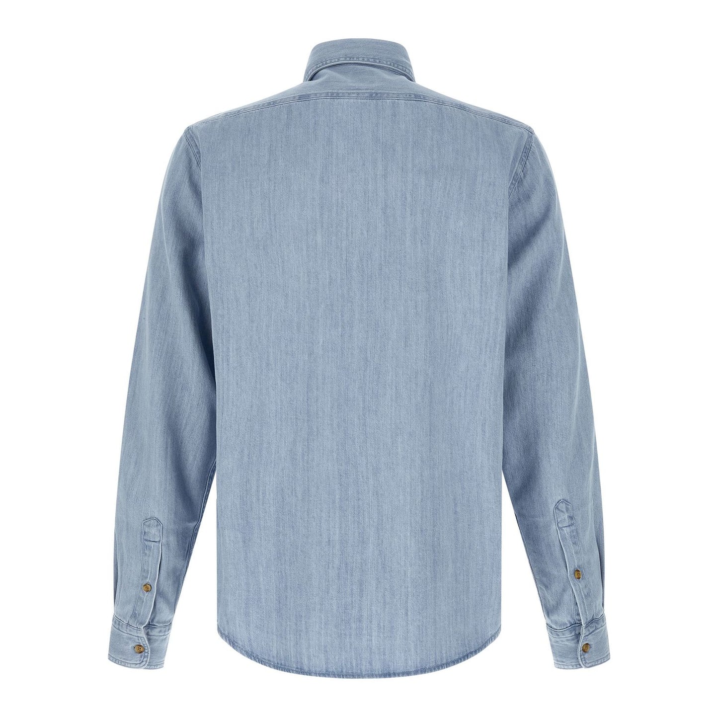 Hugo Boss Blue Cotton Blouse