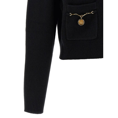 Chloé Black Wool Cardigan