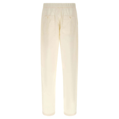 Jil Sander Beige Cotton Cargo Pants